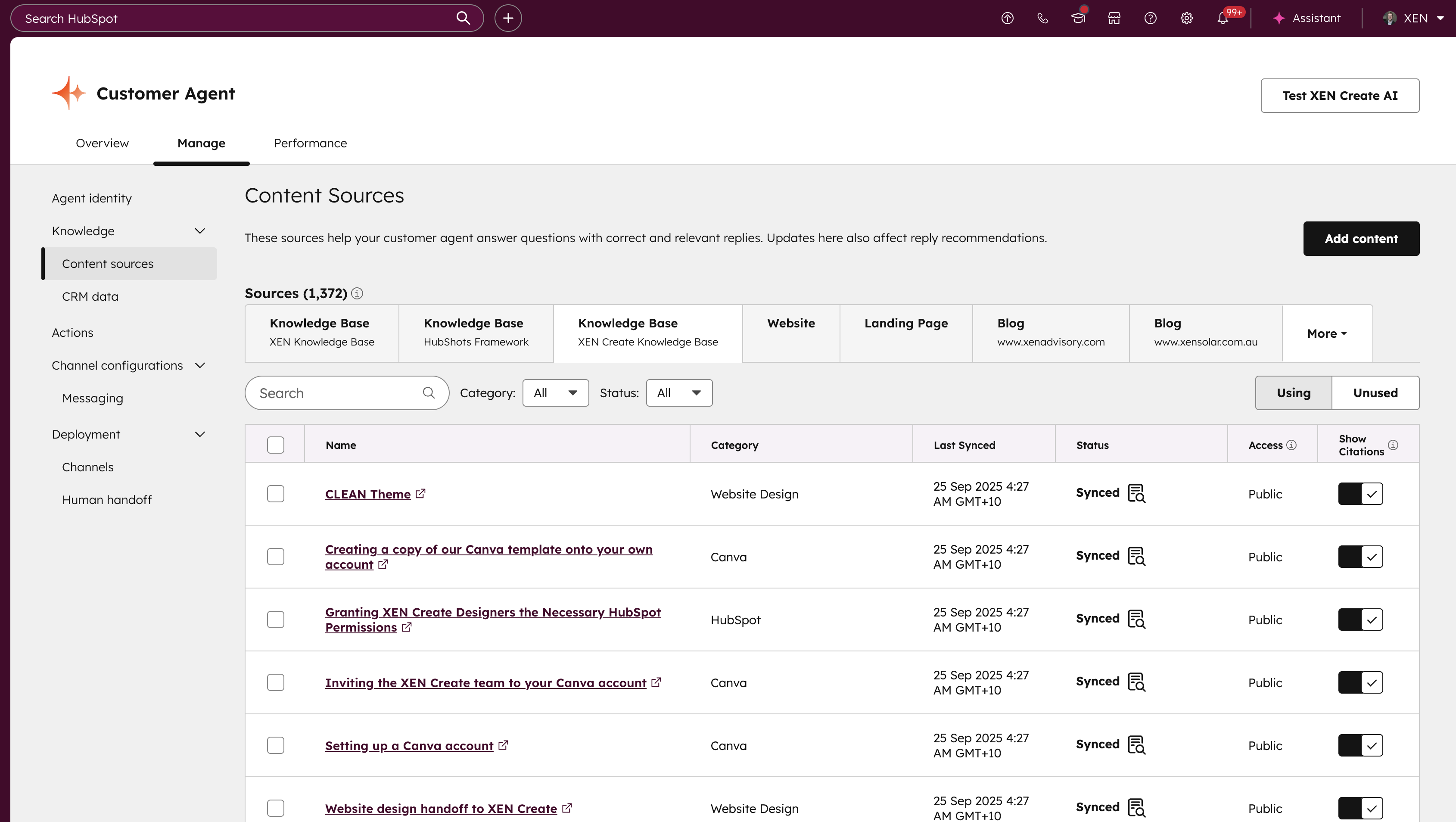 HubSpot customer agent 1