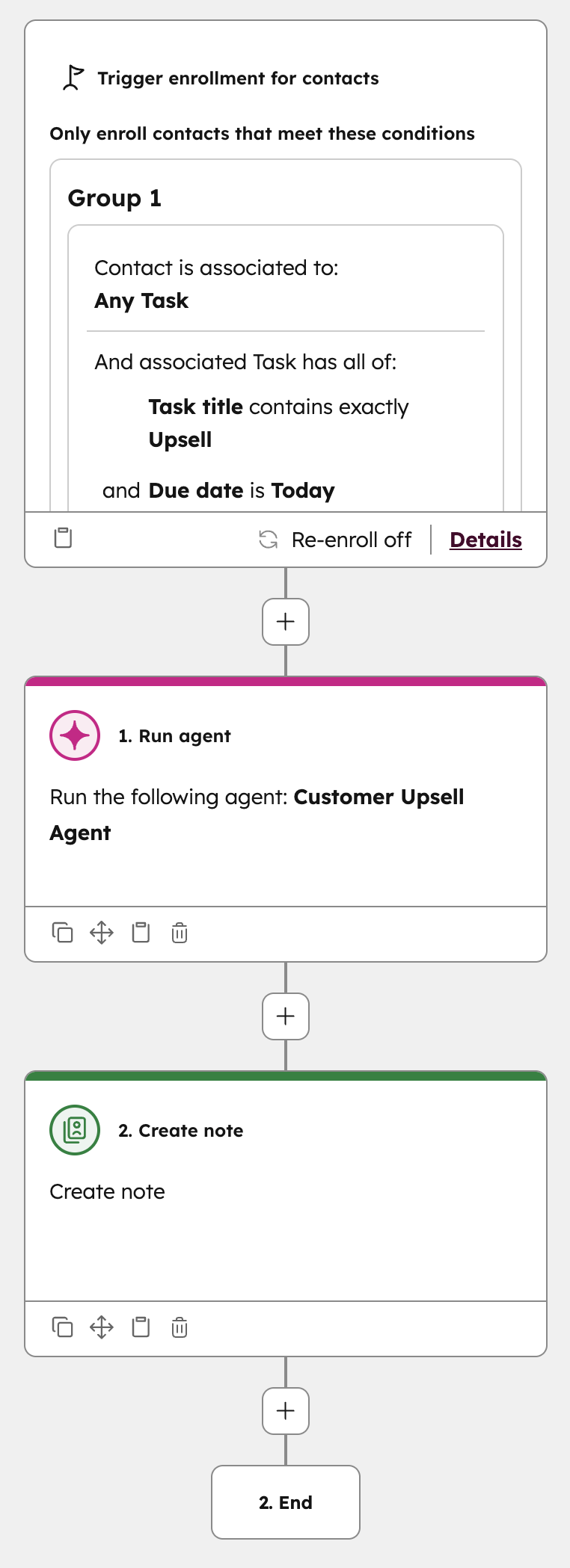 HubSpot workflow agent 8