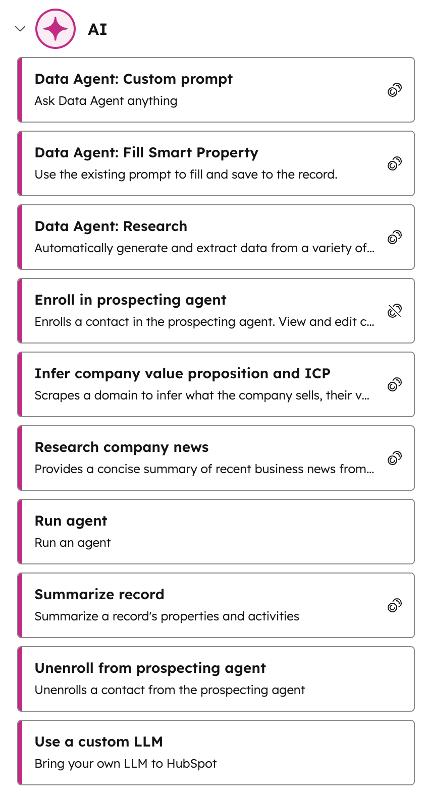 HubSpot workflow AI actions 1