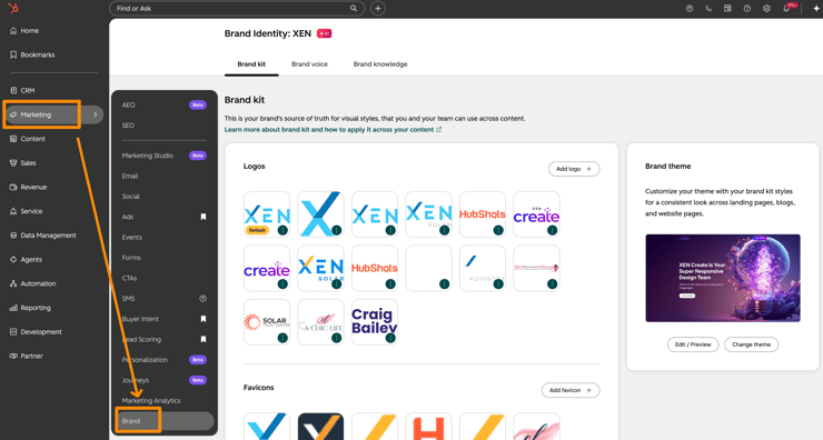 HubSpot brand kit 1