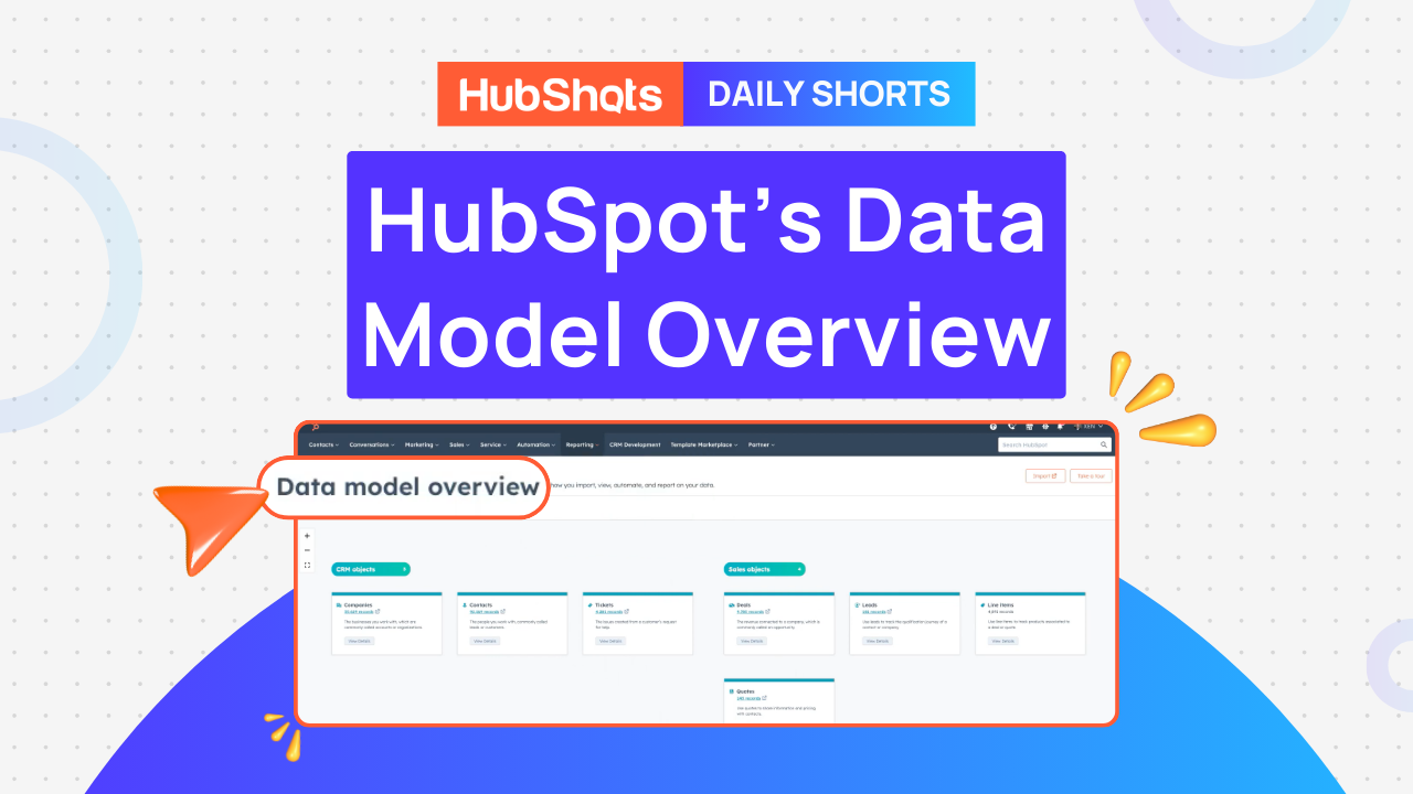 HubSpot's Data Model Overview