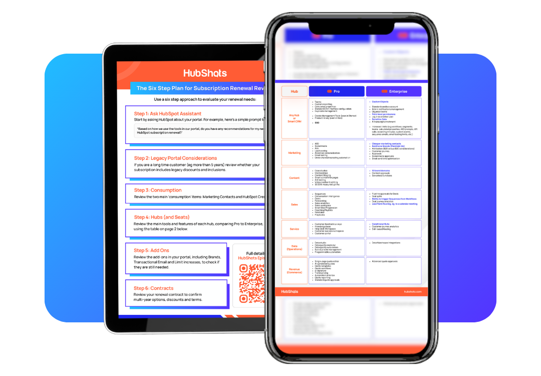 the six step plan for subscription renewal review
