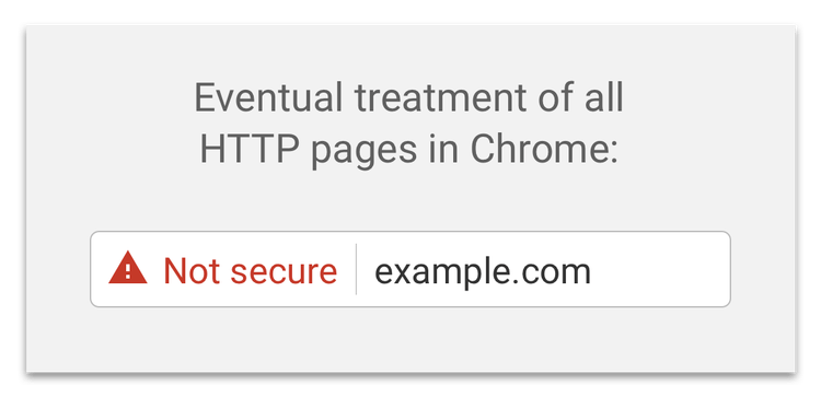 chrome not secure