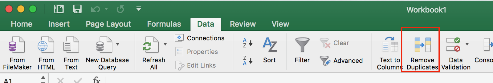 excel remove duplicates