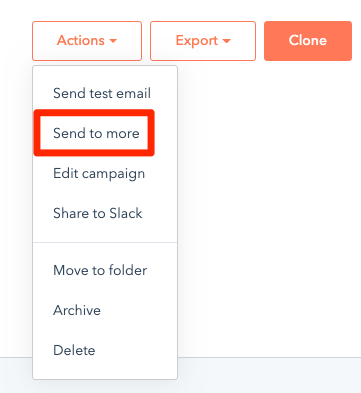 hubspot send to more 1