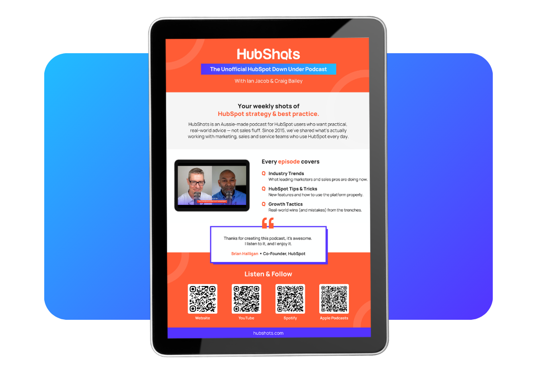 HubShots Resources brochure